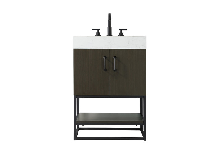 Elegant Lighting - VF29224MMB - Bathroom Vanity - Caroline - Mocha Brown