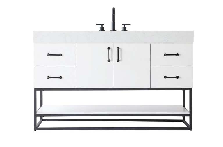 Elegant Lighting - VF29254WH - Bathroom Vanity - Caroline - White