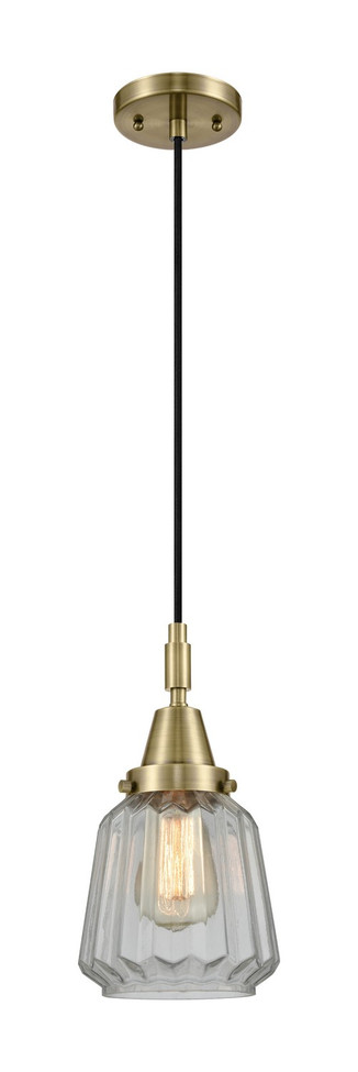 Innovations - 447-1P-AB-G142 - One Light Mini Pendant - Caden - Antique Brass