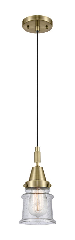 Innovations - 447-1P-AB-G184S - One Light Mini Pendant - Caden - Antique Brass