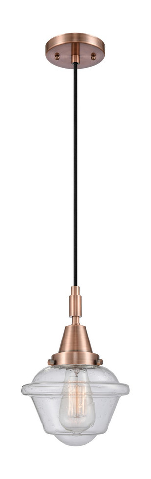 Innovations - 447-1P-AC-G534 - One Light Mini Pendant - Caden - Antique Copper