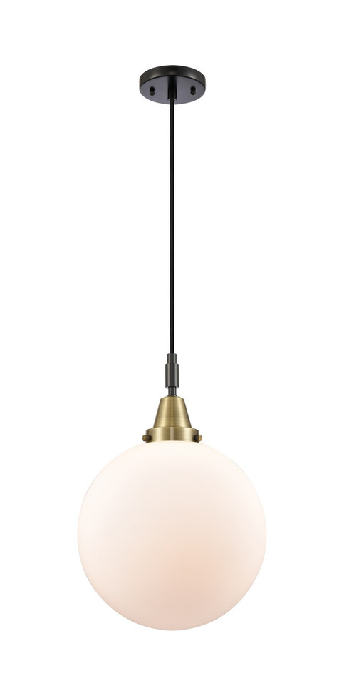 Innovations - 447-1P-BAB-G201-12 - One Light Mini Pendant - Caden - Black Antique Brass