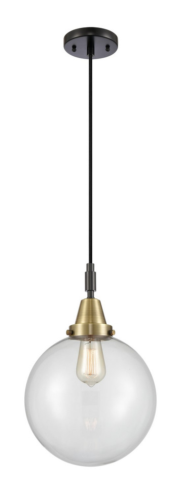 Innovations - 447-1P-BAB-G202-10 - One Light Mini Pendant - Caden - Black Antique Brass