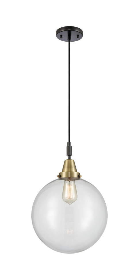 Innovations - 447-1P-BAB-G202-12 - One Light Mini Pendant - Caden - Black Antique Brass
