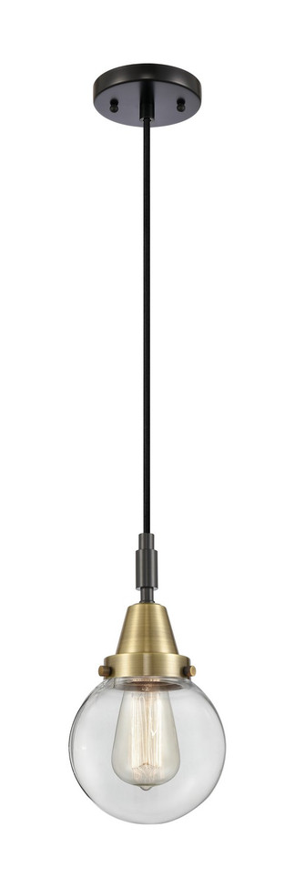 Innovations - 447-1P-BAB-G202-6 - One Light Mini Pendant - Caden - Black Antique Brass