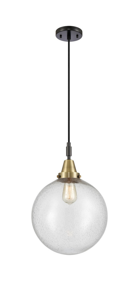 Innovations - 447-1P-BAB-G204-12 - One Light Mini Pendant - Caden - Black Antique Brass
