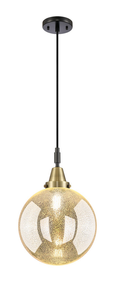 Innovations - 447-1P-BAB-G208-10 - One Light Mini Pendant - Caden - Black Antique Brass