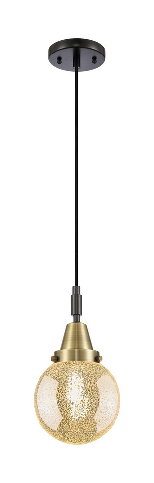 Innovations - 447-1P-BAB-G208-6 - One Light Mini Pendant - Caden - Black Antique Brass