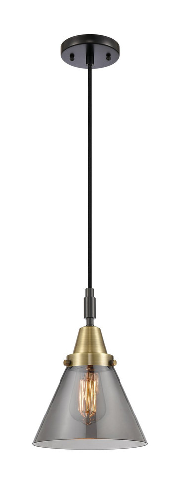 Innovations - 447-1P-BAB-G43 - One Light Mini Pendant - Caden - Black Antique Brass