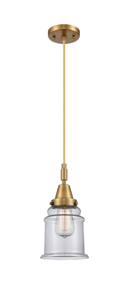 Innovations - 447-1P-BB-G182 - One Light Mini Pendant - Caden - Brushed Brass
