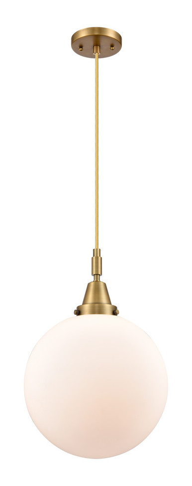 Innovations - 447-1P-BB-G201-12 - One Light Mini Pendant - Caden - Brushed Brass