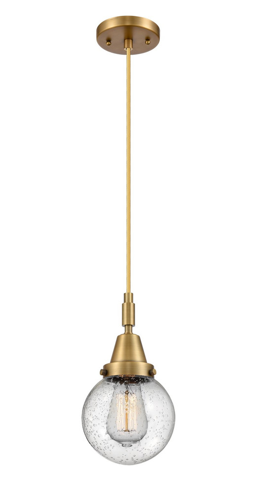 Innovations - 447-1P-BB-G204-6 - One Light Mini Pendant - Caden - Brushed Brass