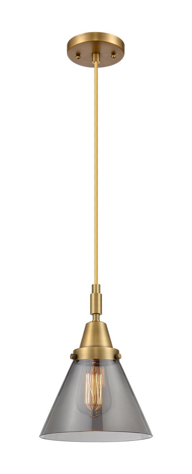 Innovations - 447-1P-BB-G43 - One Light Mini Pendant - Caden - Brushed Brass
