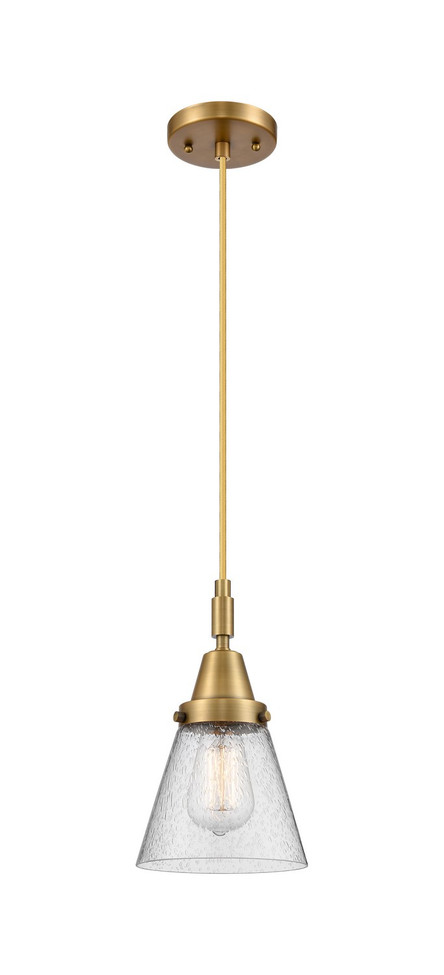 Innovations - 447-1P-BB-G64 - One Light Mini Pendant - Caden - Brushed Brass