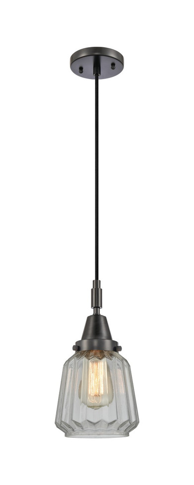 Innovations - 447-1P-BK-G142 - One Light Mini Pendant - Caden - Matte Black