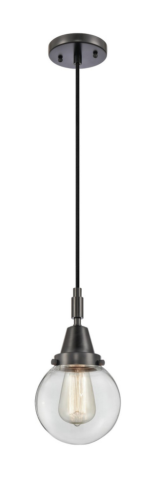 Innovations - 447-1P-BK-G202-6 - One Light Mini Pendant - Caden - Matte Black