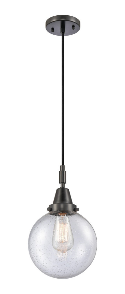 Innovations - 447-1P-BK-G204-8 - One Light Mini Pendant - Caden - Matte Black