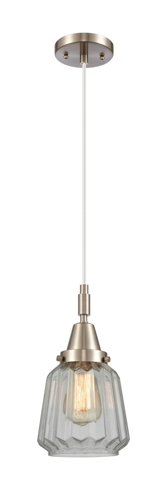 Innovations - 447-1P-SN-G142 - One Light Mini Pendant - Caden - Brushed Satin Nickel