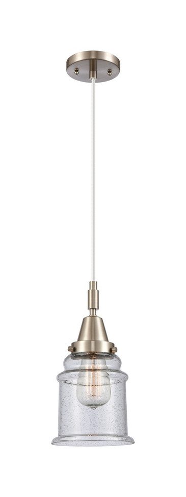 Innovations - 447-1P-SN-G184 - One Light Mini Pendant - Caden - Brushed Satin Nickel