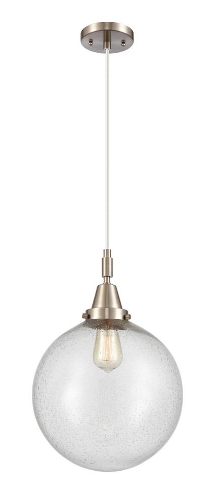 Innovations - 447-1P-SN-G204-12 - One Light Mini Pendant - Caden - Brushed Satin Nickel