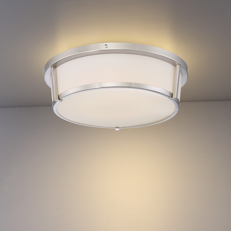 Eurofase - 30140-011 - JAVALED FLUSHMOUNT18WSN - Java - Satin Nickel