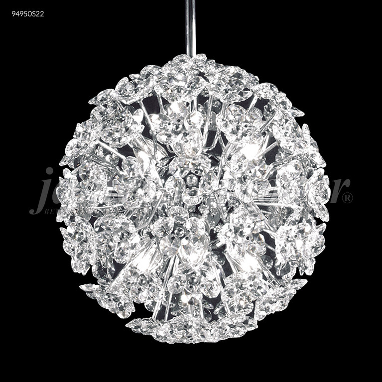 James R. Moder - 94950S22 - Six Light Pendant - Tekno Mini - Silver