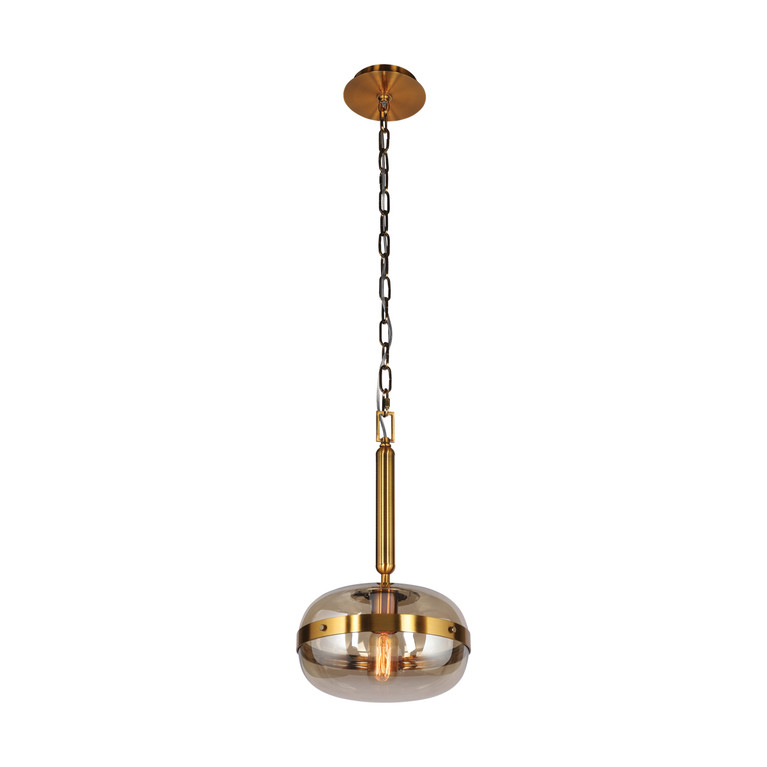 Eurofase - 37196-011 - One Light Pendant - Nottingham - Antique Brass