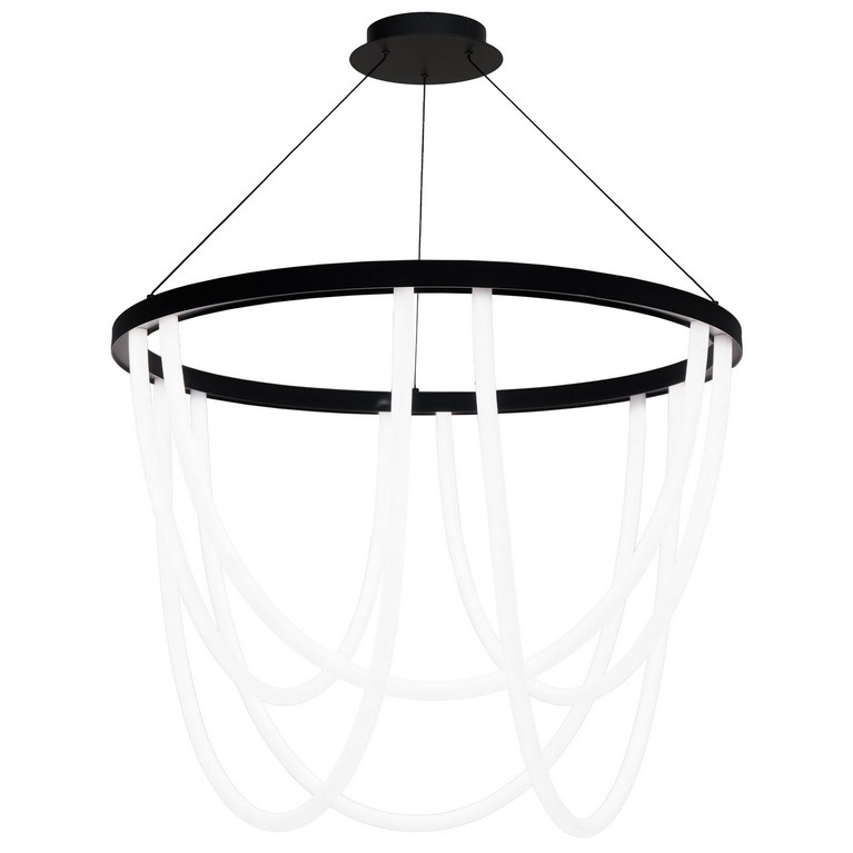 W.A.C. Lighting - PD-89436-BK - LED Chandelier - Margarite - Black