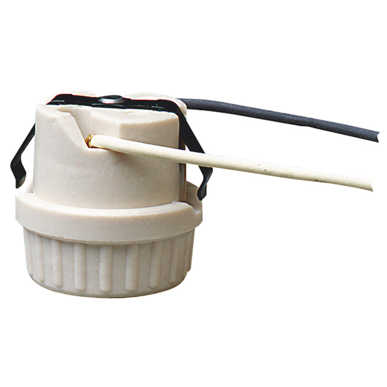 Westinghouse Lighting - 2221200 - Porcelain Snap-In Socket - Lamp Socket - Porcelain