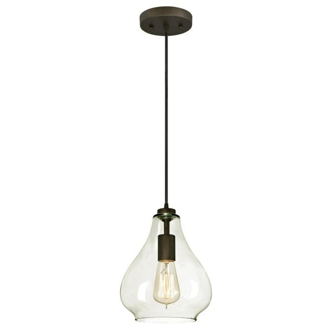 Westinghouse Lighting - 6102600 - One Light Mini Pendant - Wes - Oil Rubbed Bronze