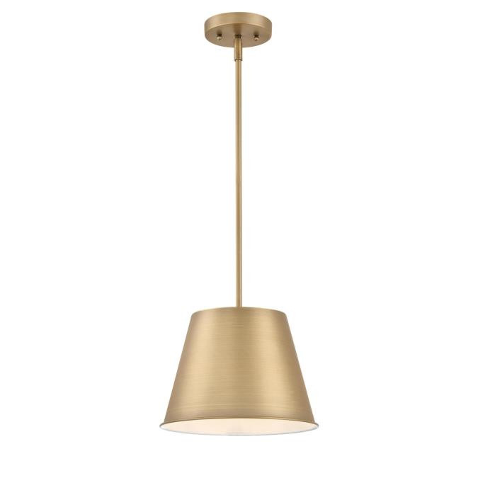 Westinghouse Lighting - 6111500 - One Light Pendant - Derose - Brushed Brass