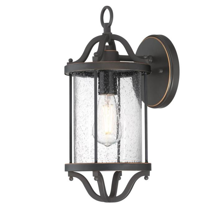Westinghouse Lighting - 6113500 - One Light Wall Fixture - Isabelle - Oil Rubbed Bronze With Highlights