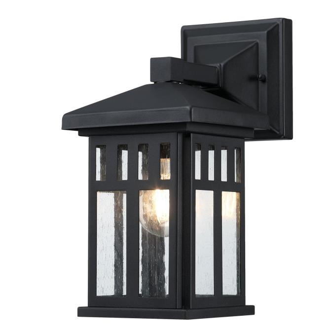 Westinghouse Lighting - 6120800 - One Light Wall Fixture - Burnham - Textured Black