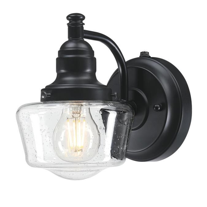 Westinghouse Lighting - 6121200 - One Light Wall Fixture - Eddystone - Matte Black