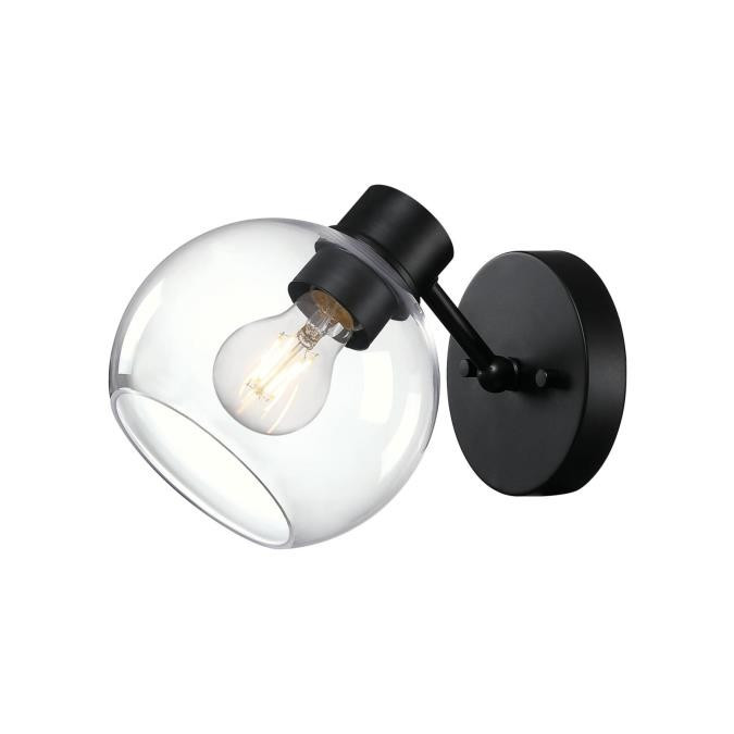 Westinghouse Lighting - 6127800 - One Light Wall Fixture - Hyson - Matte Black