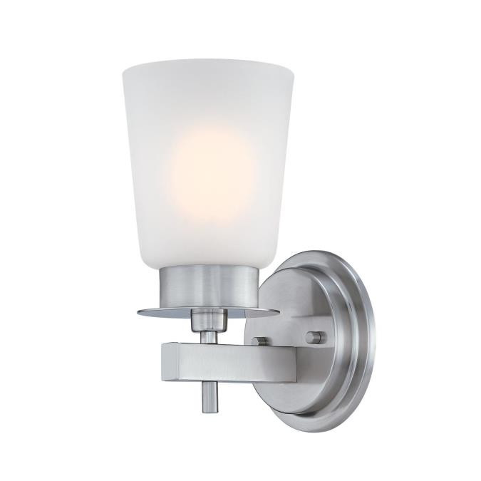 Westinghouse Lighting - 6128900 - One Light Wall Fixture - Reynaldo - Brushed Nickel
