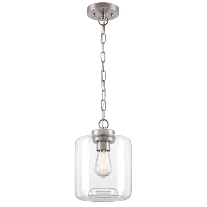 Westinghouse Lighting - 6130000 - One Light Mini Pendant - Judd - Brushed Nickel