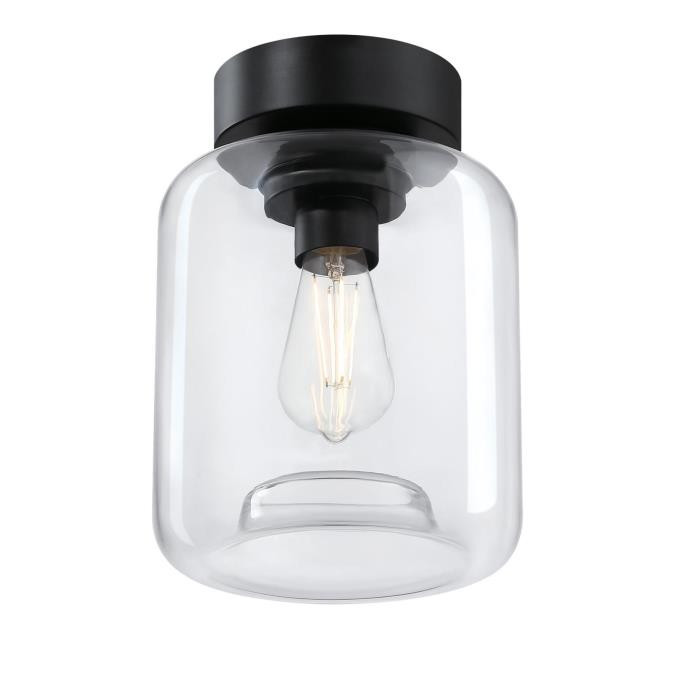 Westinghouse Lighting - 6131200 - One Light Semi-Flush Mount - Judd - Matte Black