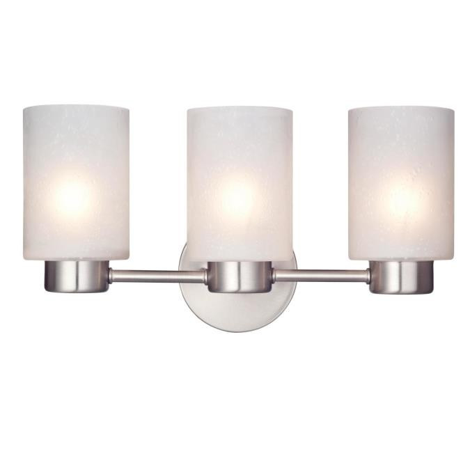 Westinghouse Lighting - 6227900 - Three Light Wall Sconce - Sylvestre - Brushed Nickel