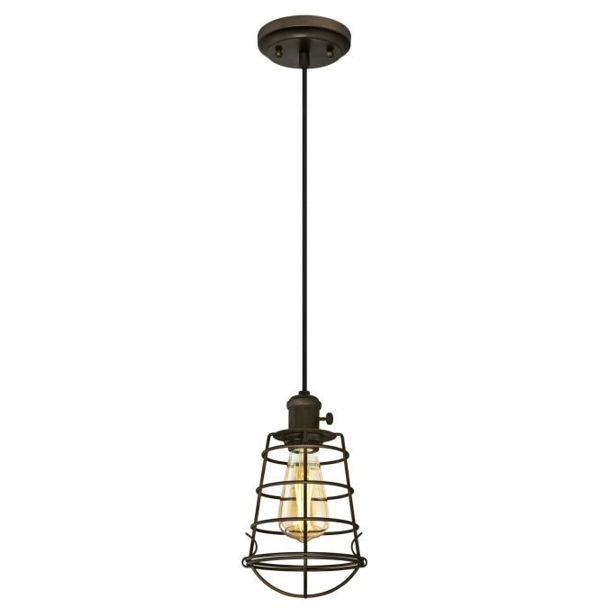 Westinghouse Lighting - 6323600 - One Light Mini Pendant - Nolan - Oil Rubbed Bronze