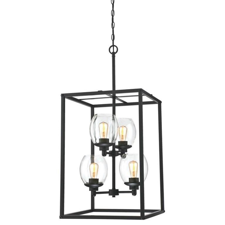 Westinghouse Lighting - 6328000 - Four Light Chandelier - Ardleigh - Matte Black