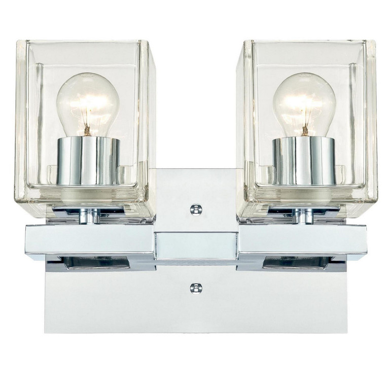 Westinghouse Lighting - 6334400 - Two Light Wall Sconce - Nyle - Chrome