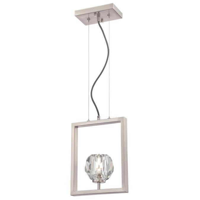 Westinghouse Lighting - 6367600 - LED Pendant - Zoa - Brushed Nickel