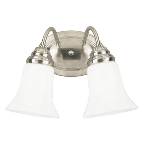 Westinghouse Lighting - 6461700 - Two Light Wall Sconce - Trinity - Brushed Nickel