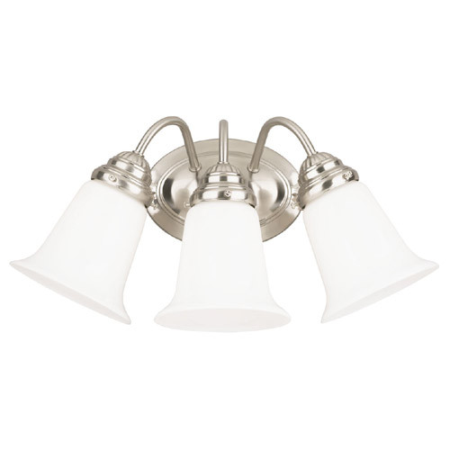 Westinghouse Lighting - 6649700 - Three Light Wall Sconce - Trinity - Brushed Nickel
