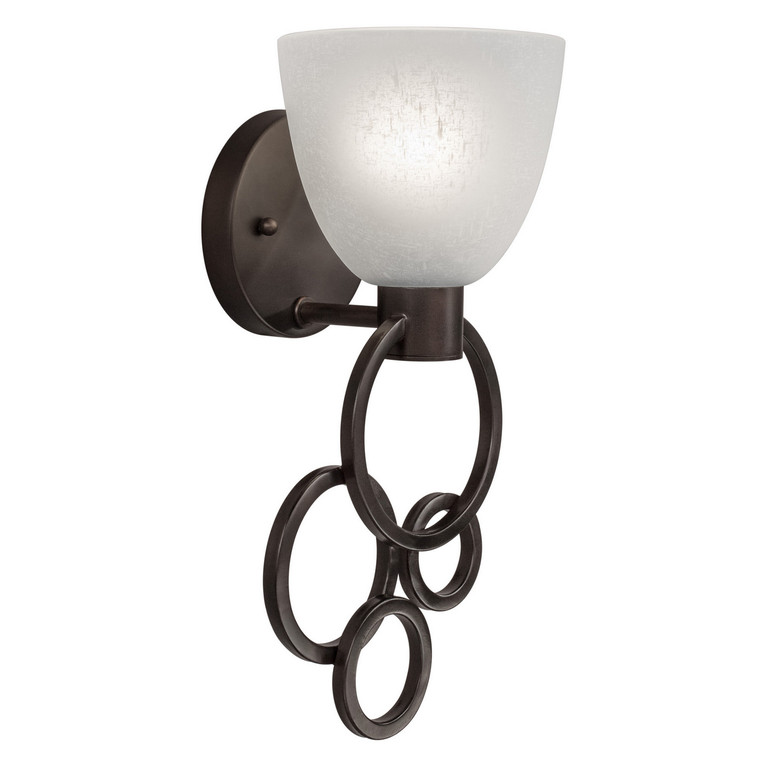 Forte - 2600-01-32 - One Light Wall Bracket - Antique Bronze