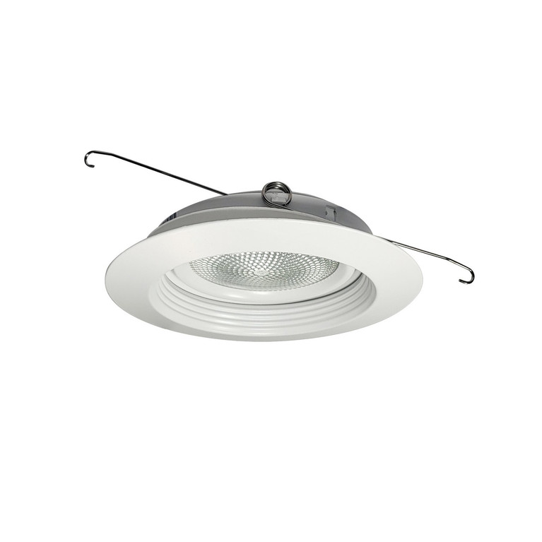 Nora Lighting - NT-5061W - 5 Stepped Baffle W/ Adjustable Gimbal - Rec Inc 5 Trim - White