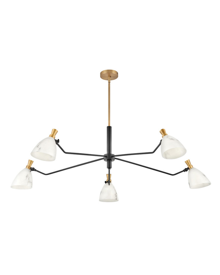 Hinkley - 33795HB - LED Chandelier - Sinclair - Heritage Brass