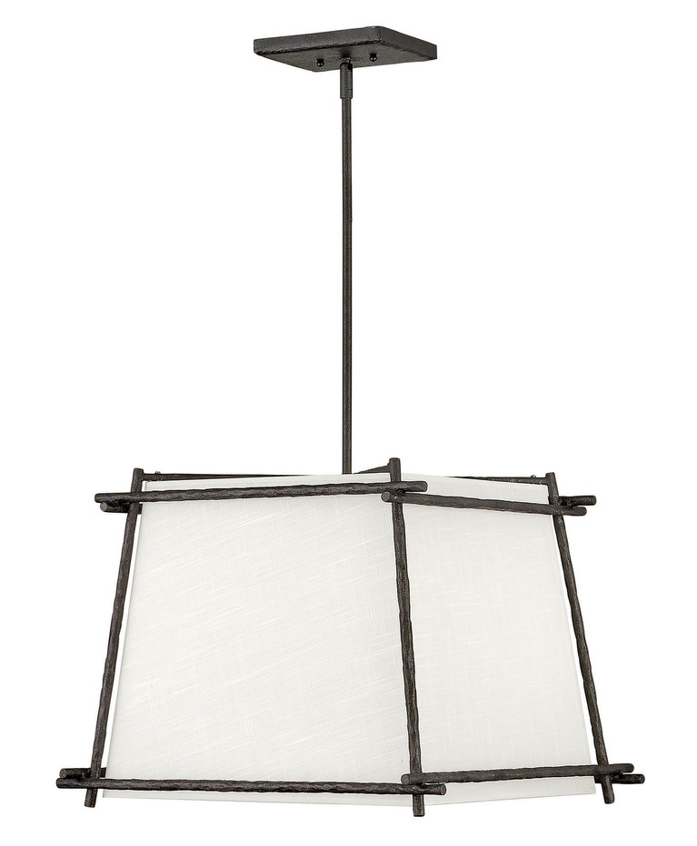 Hinkley - 3674FE - LED Pendant - Tress - Forged Iron