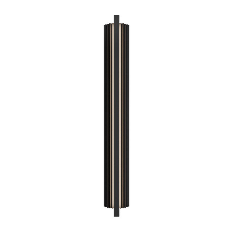 Modern Forms - WS-W70536-BK - LED Outdoor Wall Sconce - Krimp - Black